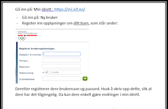 Vi minner om :-)