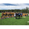 Topp stemning under åpning av Tyristrand nye stadion anlegg