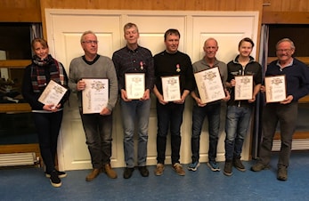 Gratulerer med velfortjente utmerkelser