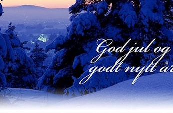 God jul og godt nytt år!