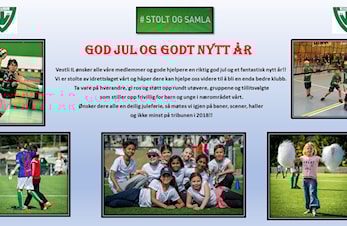 God jul fra Vestli IL og alle gruppene våre.