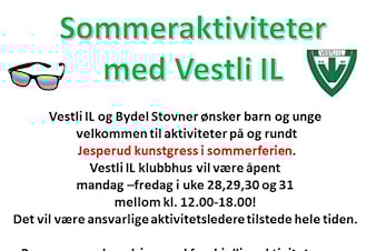Sommeraktiviteter med Bydel Stovner og Vestli IL.
