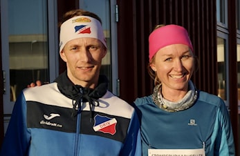 Gratulerer til Silje og Roger med hver sin persolige rekord på Stomperudkarusellen 18.4.17