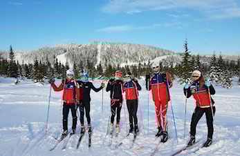 Snøsamling på Sjusjøen