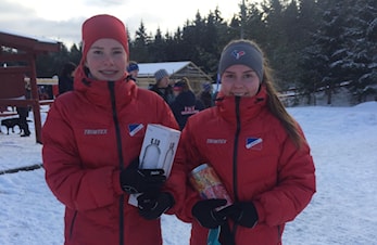 1 og 2 plass til Helen og Karina Eidholm Berg