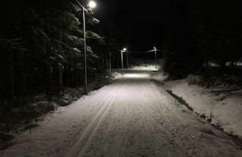 Driv IL sin Lysløype fra Drivplassen er et idrettslanlegg som nå er preparert for skigåing - ikke gå i løypa til fots nå.