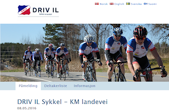 Påmelding klar for KM landevei 2016