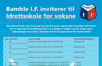 BIF Idrettsskole for voksne