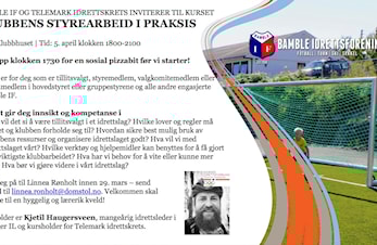 Invitasjon til kurset "Klubbens styrearbeid i praksis"