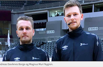 Meldt opp som kandidater til EHF-dommere