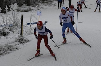 Petter vant sølv i KM sprint fristil