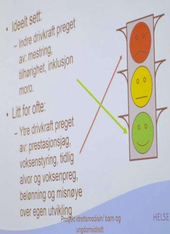 Fra idrettens temakveld på Terningen.