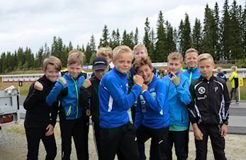 En sprek RIF-gutt på sommerskiskolen til MjøsSki