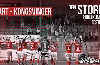 Invitasjon til publikumskampen mellom FL Fart og Kongsvinger.