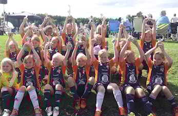 Barnefotballkvelden i forbindelse med Gjøvik Cup.