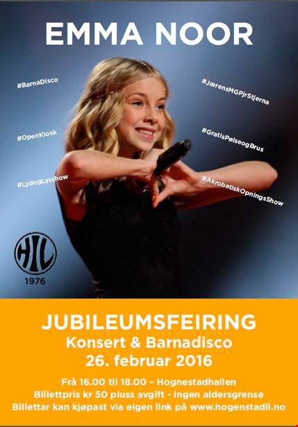 Jubileumsfeiring med Emma Noor