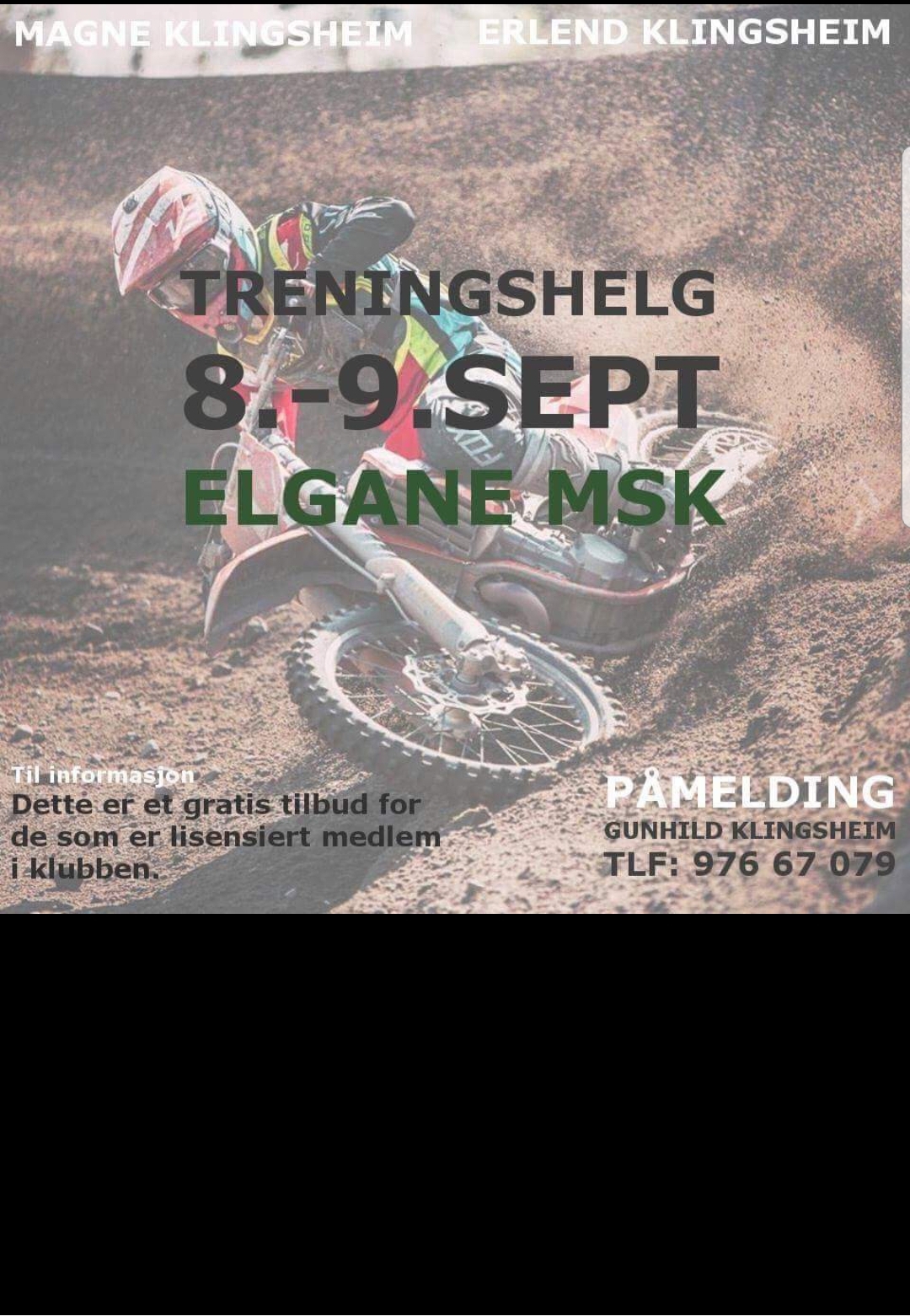 Treningssamling for klubbens medlemmer