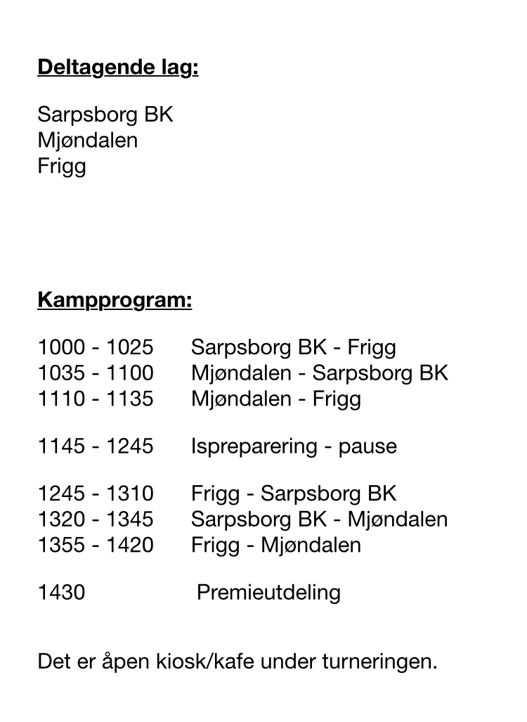 KNØTTENE AVRUNDER SESONGEN MED CUP PÅ SARPSBORG STADION