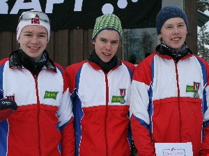 Raumar nr.3 i NM-skiostafett