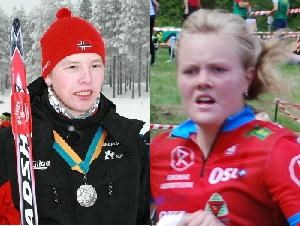 Anne og Vetle på ski-o-landslaget