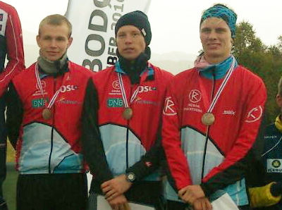 Anders, Vetle og Eskil med stafettbronse i NM