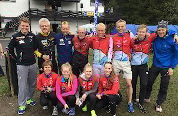 Raumar på 7.plass i 15-stafetten