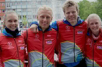 15.plass i NM-sprintstafett