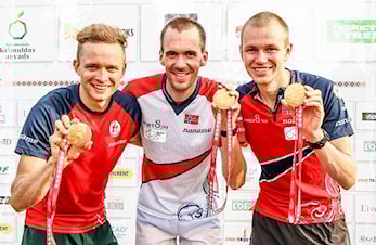 Gull og 4.plass i stafettene i VM