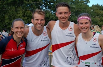 Norge på 4.plass i VM-sprintstafett