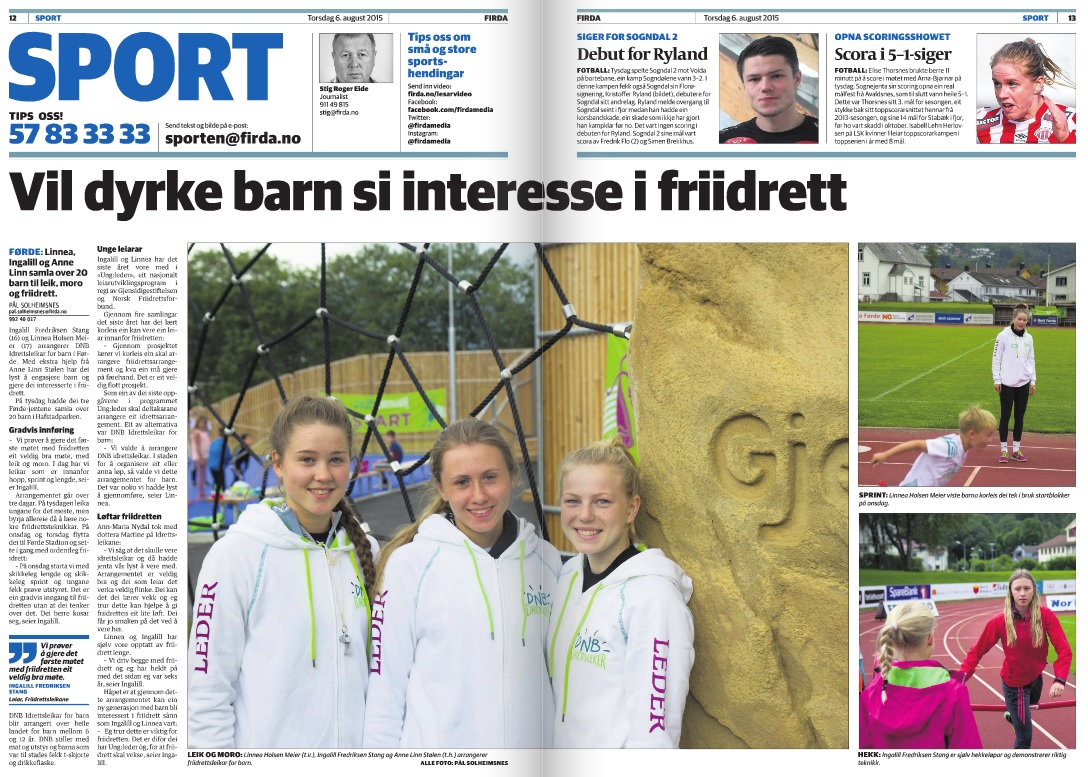 Driftig Friidretts-jenter!