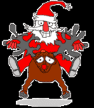 Julenissen Og Reinsdyr - GIFMANIA