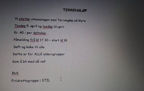 Sandane friidrett sitt bilde.