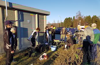 Det var sommerstemning på Brekkåsen i går kveld