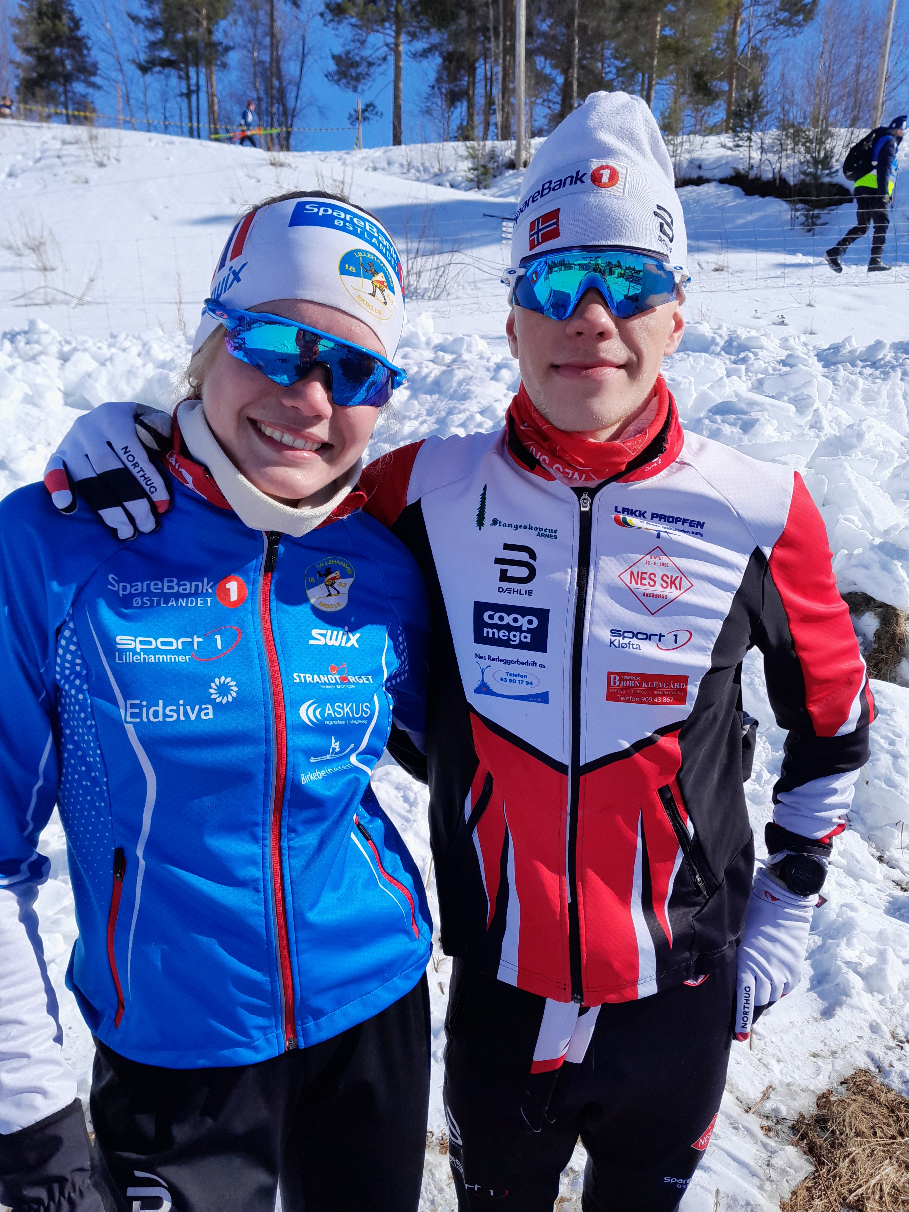 Martine og Filip i NM på Tolga