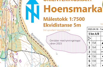 Treningsløp Hoensmarka