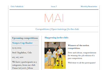 Mai MND 2023 - informasjon