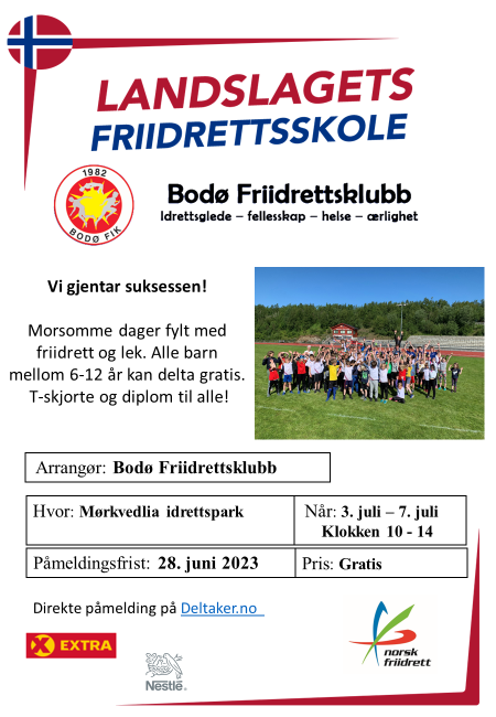 Invitasjon til friidrettsskole