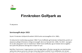Serviceavgift FGP 2023