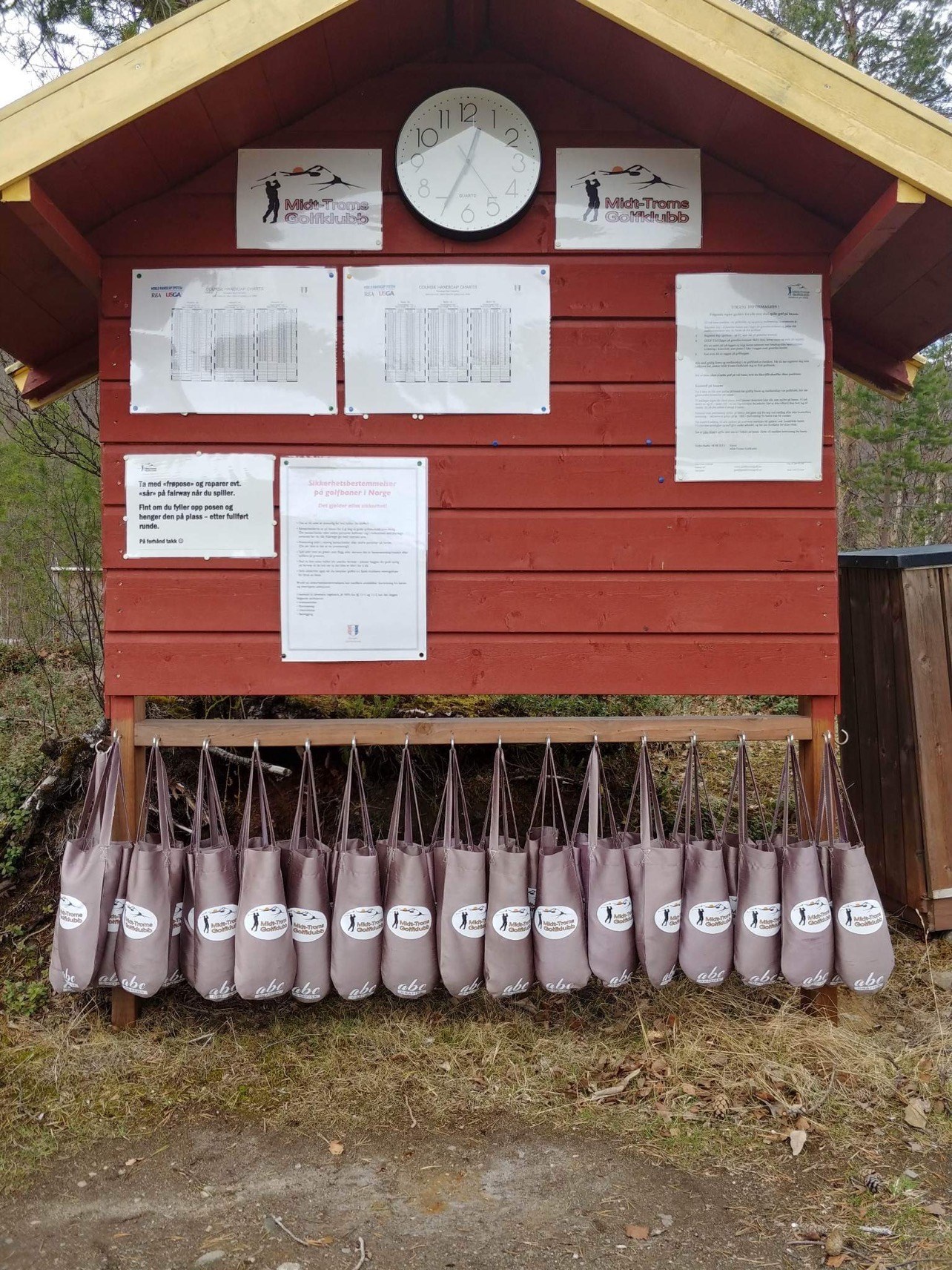 Nye frøposer på plass