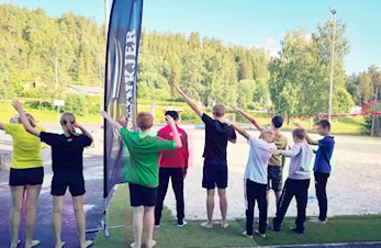 Sandvolleyballaktivitet barn og ungdom