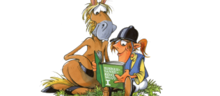 Hest leser bok