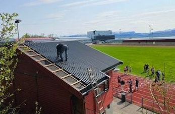 Exit målhuset i Mørkvedlia