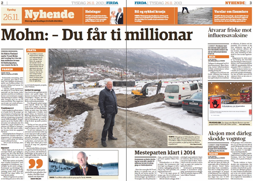 Nye 10 mill frå gåvmilde Trond Mohn!