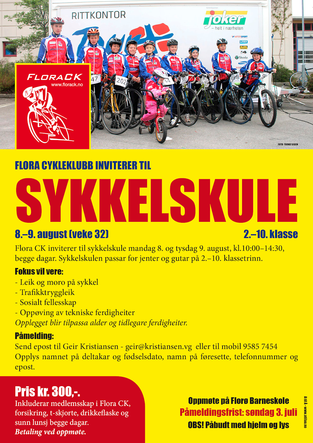 Infoark sykkelskule 2011