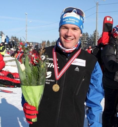 NM gull til Johan Eirik Meland i 17 års klassen. Foto: Magne Hjelle