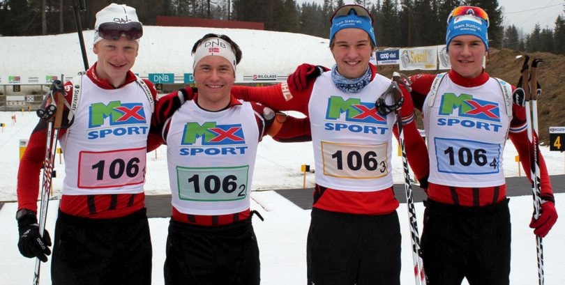 Sogn og Fjordane sitt stafettlag. Foto: Nordfjord Team