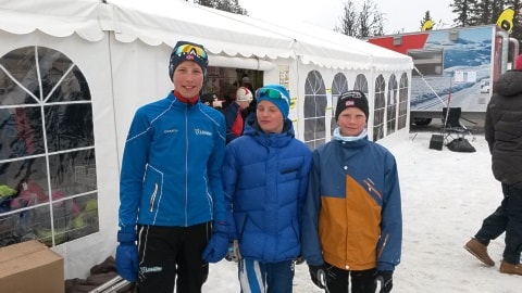 Lasse Flo Bødal, Oskar Guddal Breivik og Sigurd Fotland Fænn. Foto: Markane IL