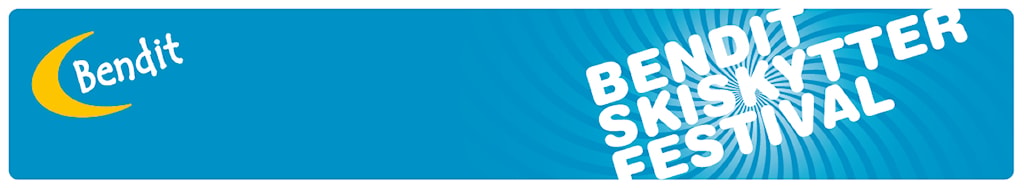 Bendit skiskytterfestival banner