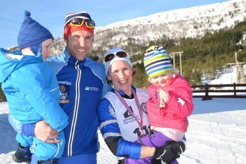 Andre Haugsbø og Bodil Ryste. Foto: Sigbjørn Kirkeeide