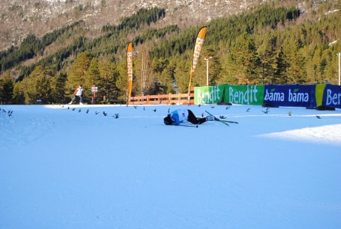 Anders Svarstad Hole etter målgong. Foto: Sissel Svarstad